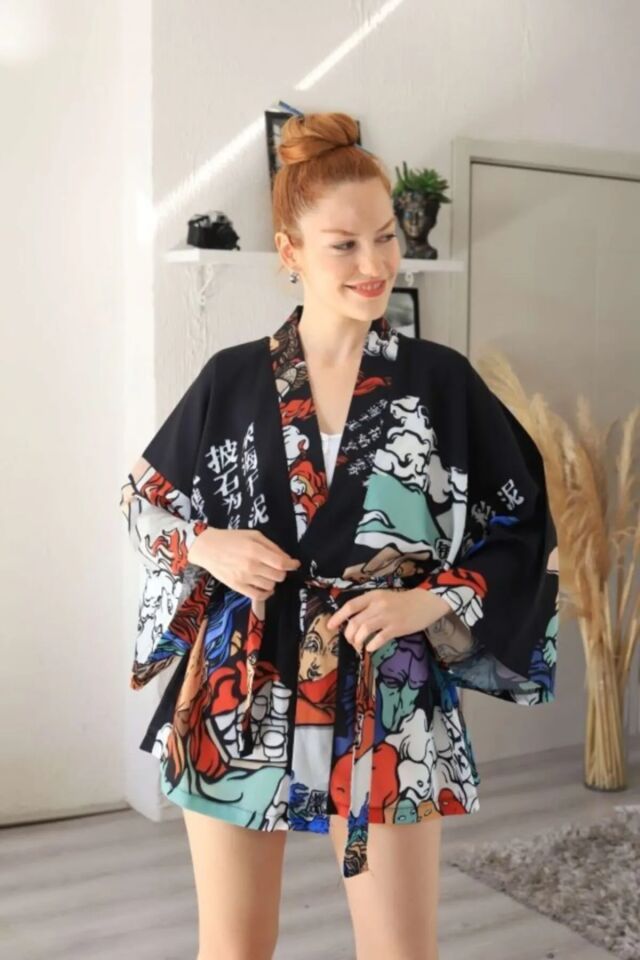 Yakuza Kimono Siyah L