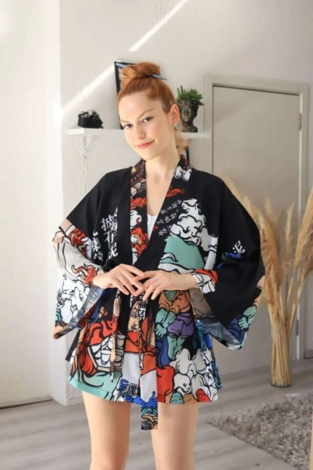 Yakuza Kimono Siyah L