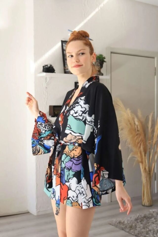 Yakuza Kimono Siyah L