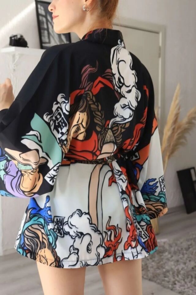 Yakuza Kimono Siyah L